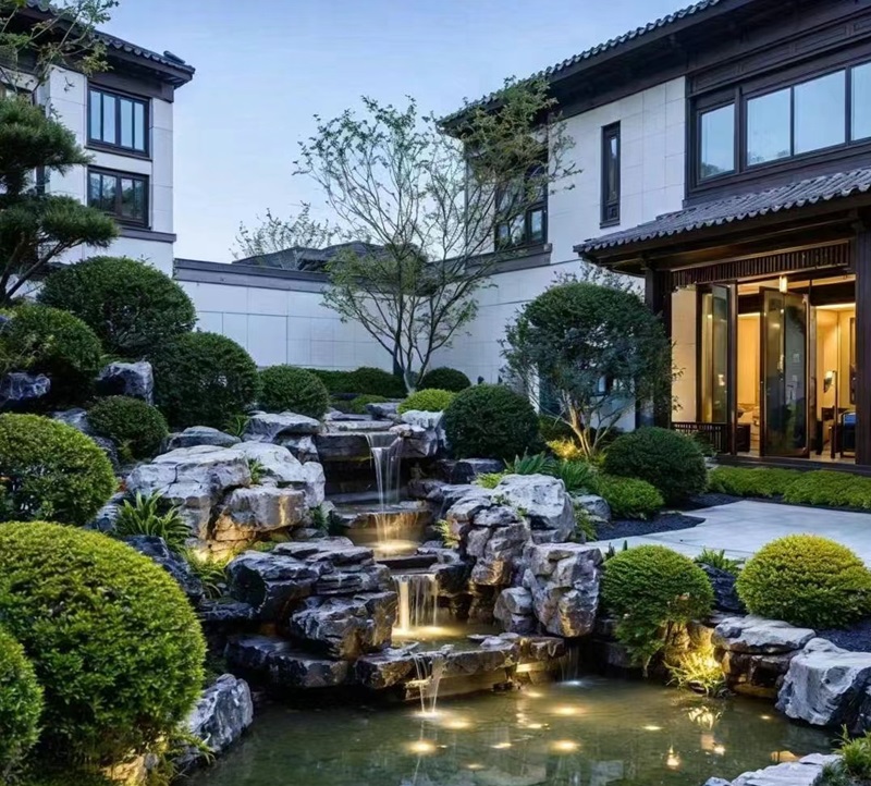 假山魚(yú)池設(shè)計(jì)