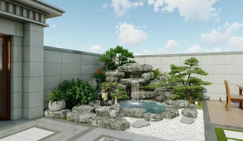 假山魚(yú)池設(shè)計(jì)